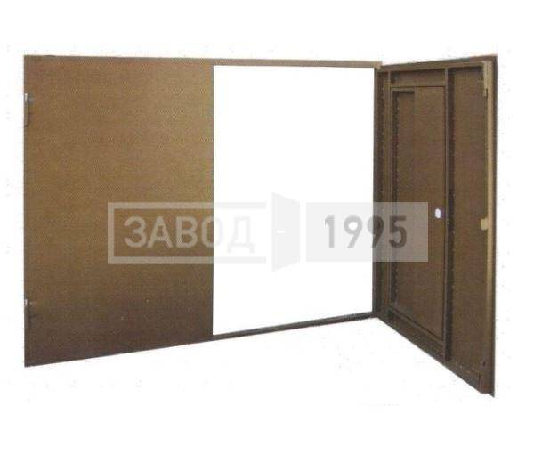 Двухстворчатые гаражные ворота Двухстворчатые гаражные ворота